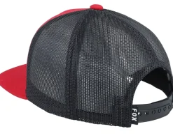 Kids Absolute Mesh Flame Red/Black Trucker - Fox