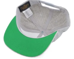 Kids Alice Engraved Patch Heather Grey Snapback - Kiddo Cap