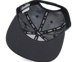 Kids Alien Invasion Charcoal/Black Snapback - Headster