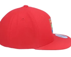 Kids Aliens Logo Red Snapback - Kiddo Cap