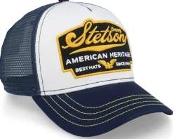 Kids American Heritage White/Navy Trucker - Stetson