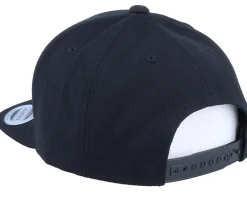 Kids Angry Dinosaur T-Rex Black Snapback - Kiddo Cap