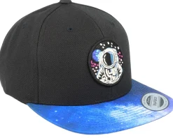 Kids Astronaut Black/Space Snapback - Kiddo Cap