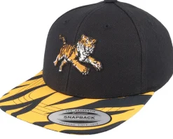 Kids Attacking Tiger Black/Tiger Snapback - Kiddo Cap