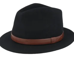 Kids Baby Messer Black Fedora - Brixton