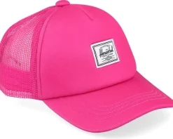 Kids Baby Whaler Mesh Cap 6 – 18 Months Fuchsia Purple Trucker - Herschel