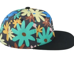 Kids Backyard Meadow Black Snapback - Headster