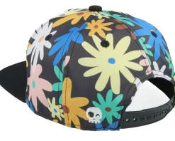 Kids Backyard Meadow Black Snapback - Headster