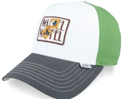 Kids Basic Cap Food Waffle White Adjustable - Djinns