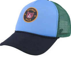 Kids Bearly Wild Hat Iguana Green Trucker - Headster
