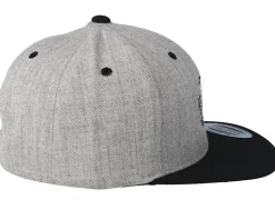 Kids Big Tractor Grey/Black Snapback - Kiddo Cap