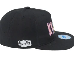 Kids Black Kind Rainbow Snapback - Peppa Pig