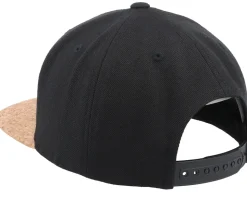 Kids Black/Cork Snapback - Yupoong
