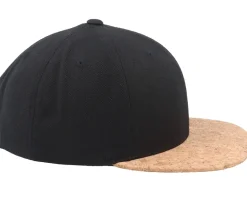 Kids Black/Cork Snapback - Yupoong