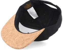 Kids Black/Cork Snapback - Yupoong