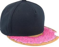 Kids Black/Donut Snapback - Equip