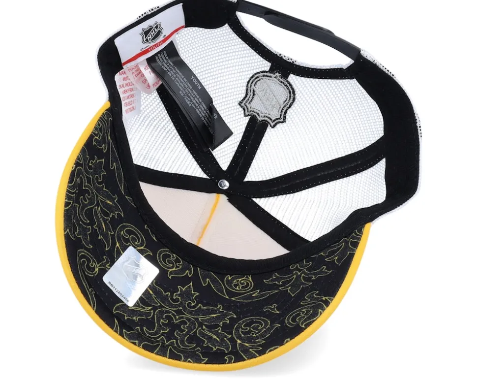 Kids Boston Bruins NHL Yellow/White Trucker - Outerstuff