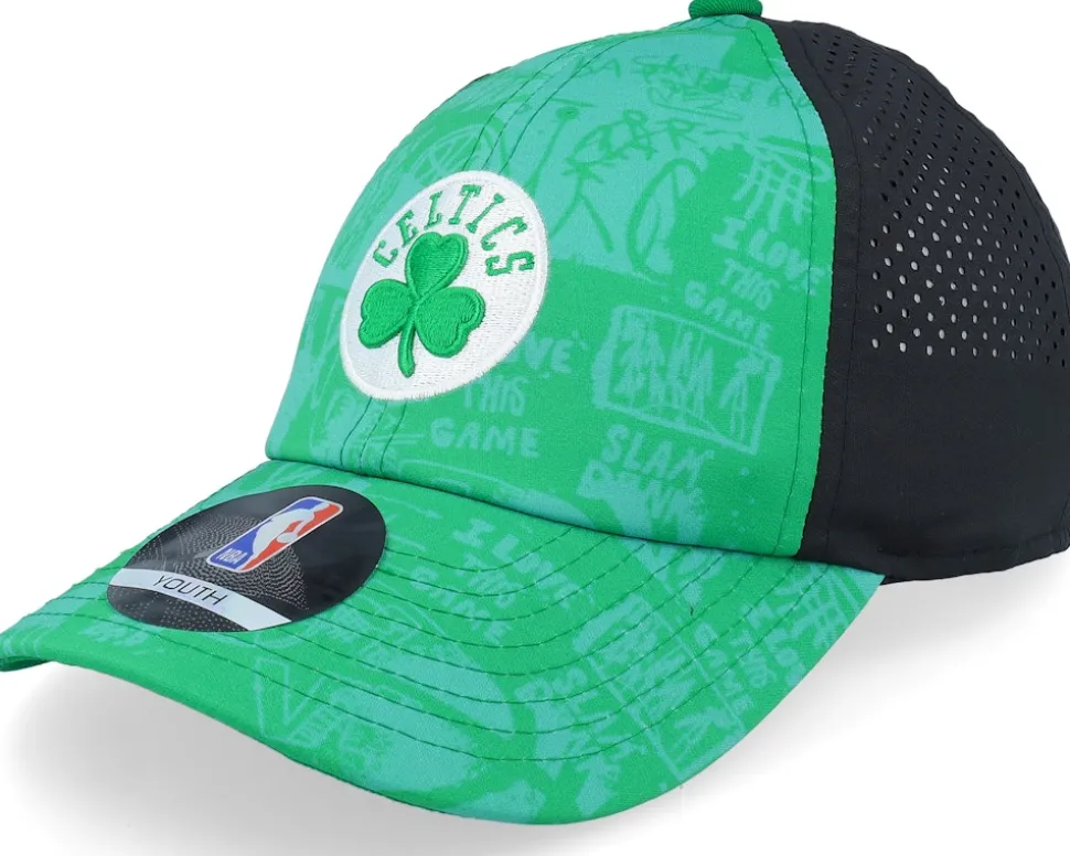 Kids Boston Celtics NBA Street Green/Black Adjustable - Outerstuff