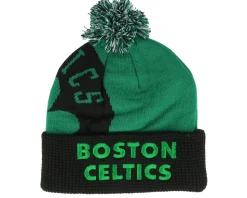 Kids Boston Celtics NBA Street Hoop Beanie Pom - Outerstuff