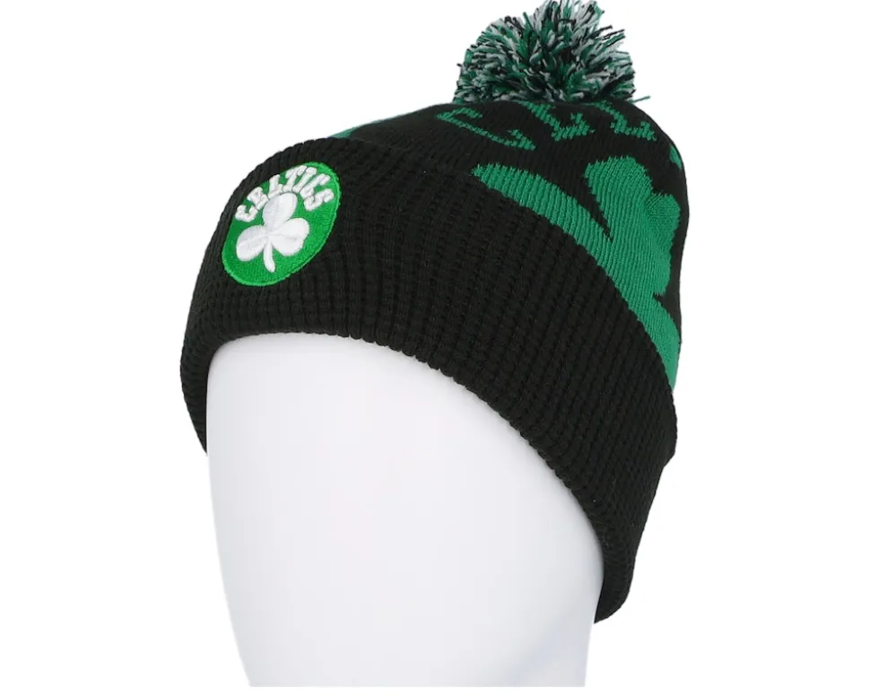 Kids Boston Celtics NBA Street Hoop Beanie Pom - Outerstuff