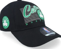 Kids Boston Celtics Retro Wooly Black Dad Cap - Outerstuff