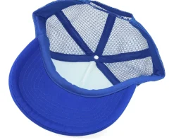 Kids Bright Royal/White Vintage Foam Trucker - Beechfield