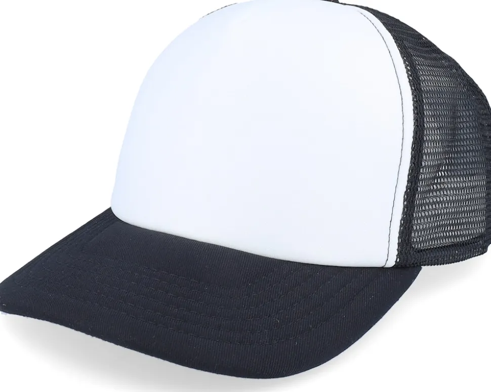 Kids Bright Royal/White Vintage Foam Trucker - Beechfield