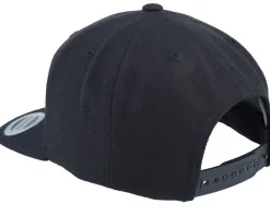 Kids Brontosaurus Patch Black/Black Snapback - Kiddo Cap