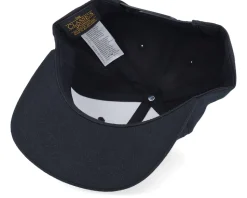 Kids Brontosaurus Patch Black/Black Snapback - Kiddo Cap