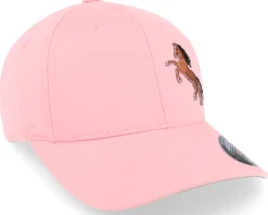 Kids Brown Horse Pink Flexfit - Kiddo Cap