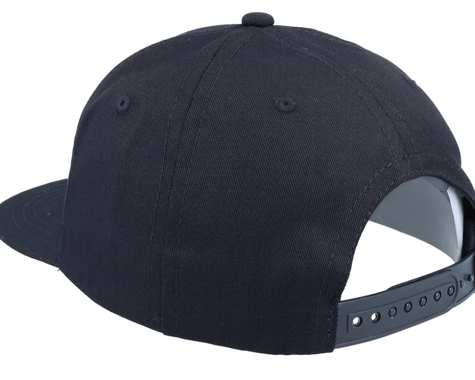 Kids Bruce 6 Panel-Black Snapback - Salty Crew