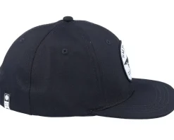 Kids Bruce 6 Panel-Black Snapback - Salty Crew