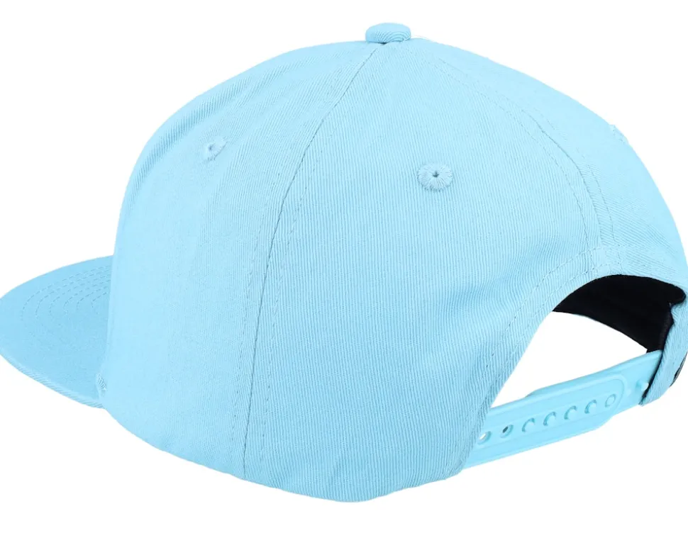 Kids Bruce Boys 6 Panel Marine Blue Snapback - Salty Crew