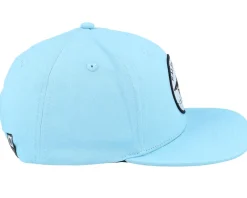 Kids Bruce Boys 6 Panel Marine Blue Snapback - Salty Crew