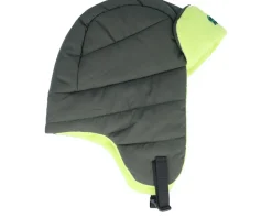 Kids Cabin Winter Hat Bright Green Trapper - Headster