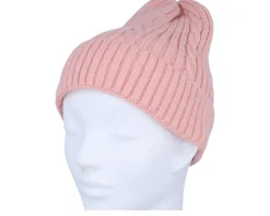 Kids Cable Car Beanie Smart Pink Cuff - Headster