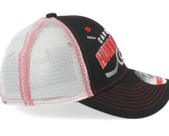 Kids Carolina Hurricanes Lockup Meshback Black/White Trucker - Outerstuff