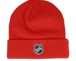 Kids Chicago Blackhawks Knit Beanie Red Cuff - Outerstuff