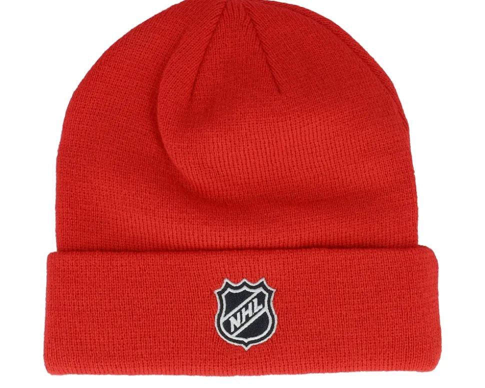 Kids Chicago Blackhawks Knit Beanie Red Cuff - Outerstuff