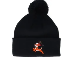 Kids Christmas Reindeer Black Pom - Iconic
