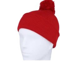 Kids Classic Red Junior Pom - Beechfield