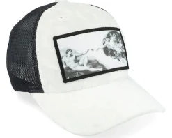 Kids Creation Of Adam Velvet White/Black Trucker - Calza Pennello