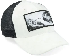 Kids Creation Of Adam Velvet White/Black Trucker - Calza Pennello