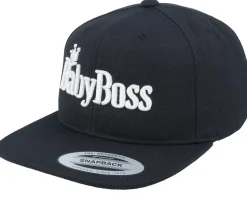 Kids 3d Baby Boss Black Snapback - Kiddo Cap