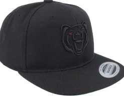 Kids 3d Black/Red Bear Black Snapback - Kiddo Cap