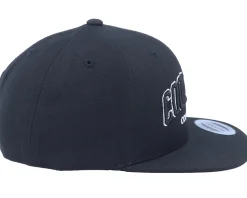 Kids 3D Cool Kid College Black Snapback - Kiddo Cap