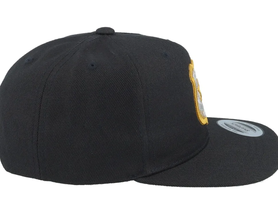 Kids 3d Police Badge Junior Black Snapback - Kiddo Cap