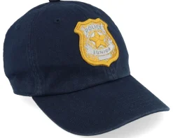 Kids 3d Police Badge Junior Navy Dad Cap - Kiddo Cap