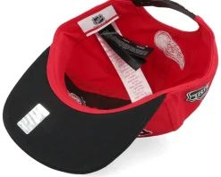Kids Detroit Red Wings Logo Flatbrim Cap Red/Black Snapback - Outerstuff