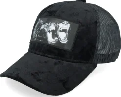 Kids Dogs Velvet White/Black Trucker - Calza Pennello